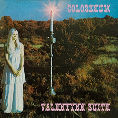 Colosseum album cover: woman, candle, and landscape in pink and brown tones.