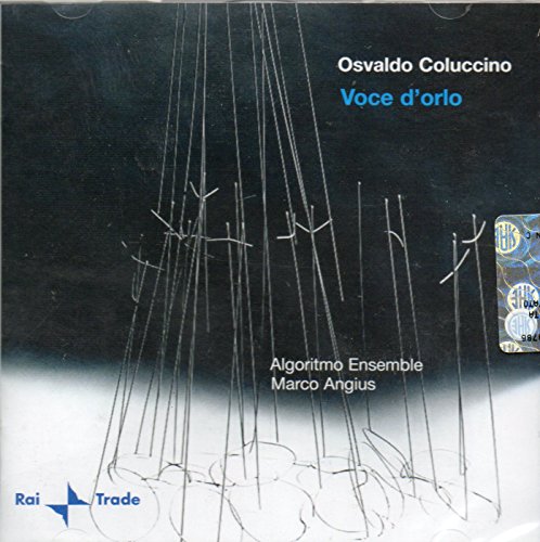 CD cover for "Voce d'oro" by Osvaldo Coluccino with abstract design.