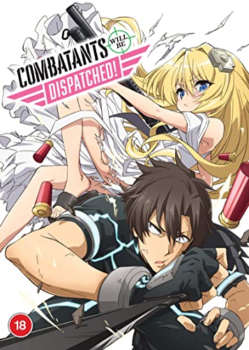 Anime DVD cover featuring two characters and shattered glass effects.
