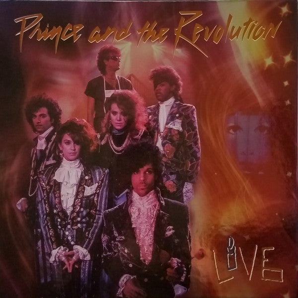Prince and The Revolution album cover, featuring band members in ornate clothing.