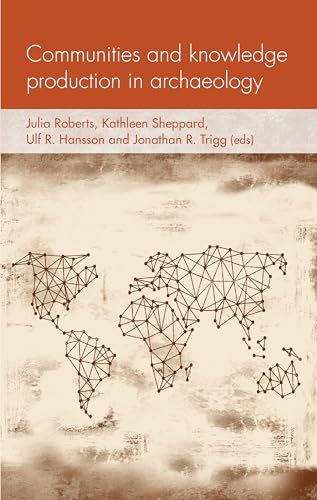 Book cover: "Communities and knowledge production in archaeology" with a world map.