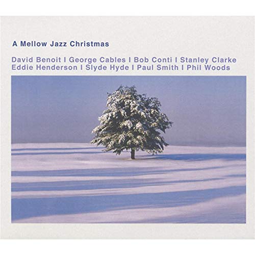 CD cover: snowy winter landscape with a tree, jazz artist names listed.