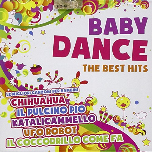 CD cover for “Baby Dance The Best Hits” with colorful cartoon graphics.