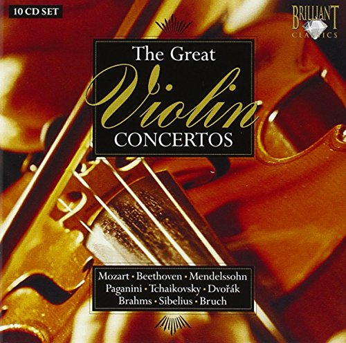 10 CD set of violin concertos by composers like Mozart and Beethoven.