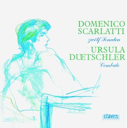 CD cover: Domenico Scarlatti compilation with portrait and harpsichord.
