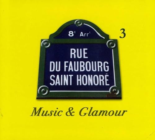 CD cover with a blue Parisian street sign for Rue du Faubourg Saint Honoré.
