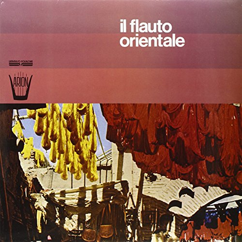 VinylLBvinyl album cover with text "il flauto orientale" above a market scene.