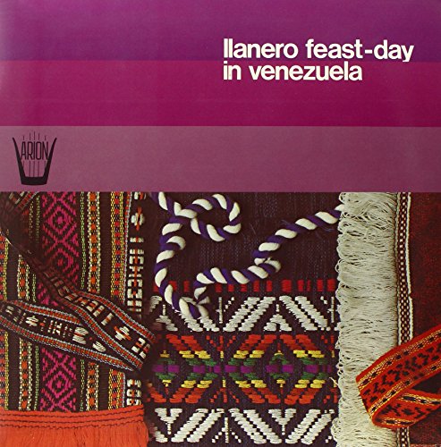 Vinyl record cover: “Ilanero feast-day in Venezuela” with woven textiles.
