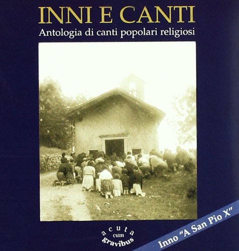 CD cover: vintage photo of a small church and gathered people.