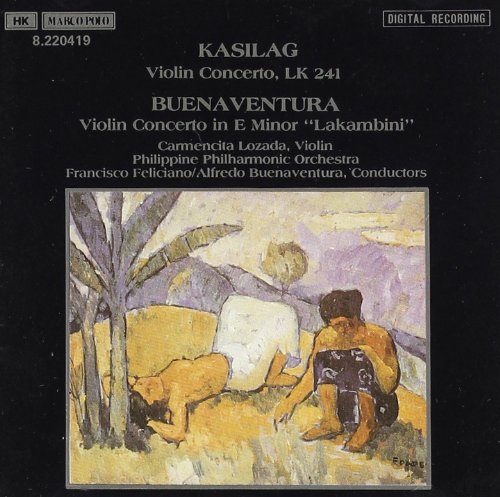 CD cover for “Kasilag” featuring a painting of figures in a landscape.