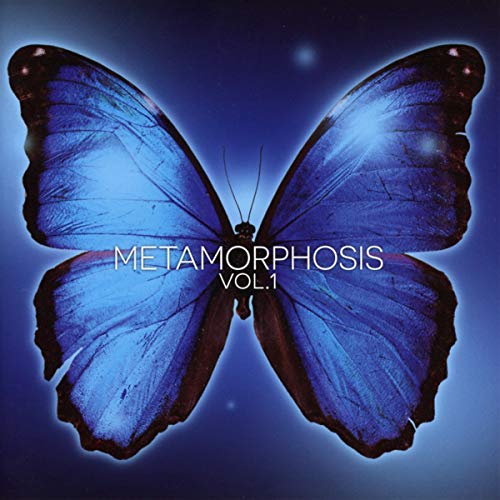 CD cover with a vibrant blue butterfly against a dark background.