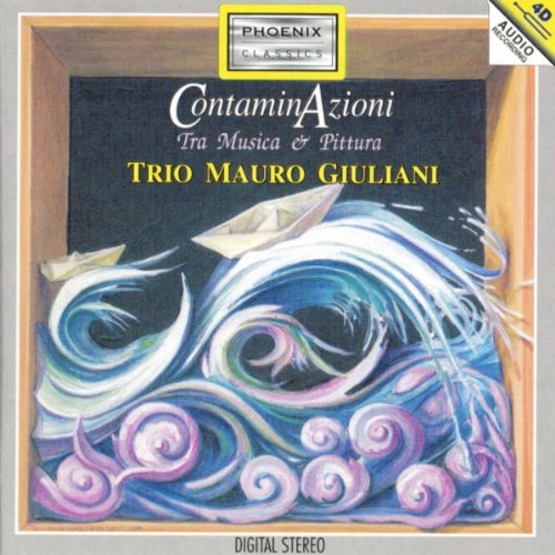 CD cover with painted waves and paper boats, titled "ContaminAzioni.
