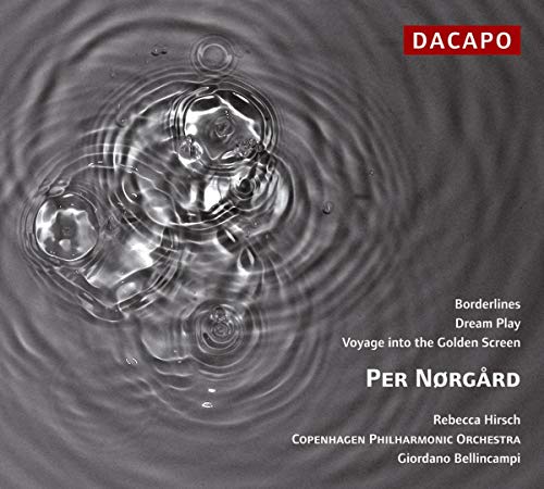 CD cover with abstract water ripple design and composer Per Nørgård’s name.