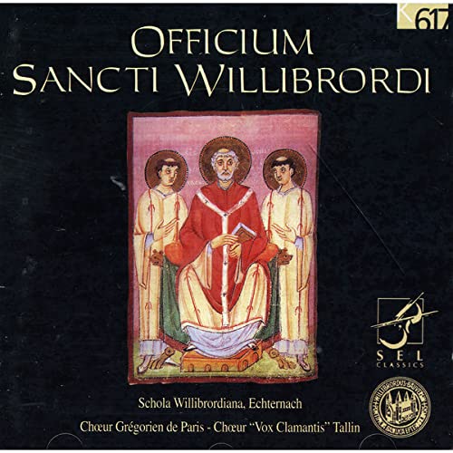 CD cover: Medieval religious artwork of a central figure with saints.