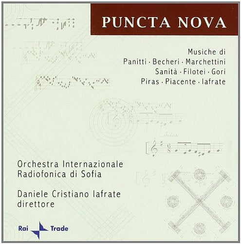 CD cover for "Puncta Nova" featuring musical notation and text.