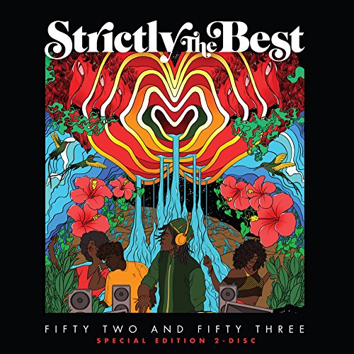 “Strictly the Best” CD cover with colorful, psychedelic artwork and people.
