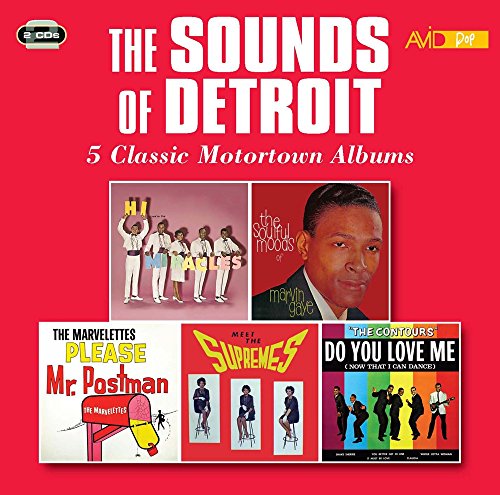 CD compilation of five classic Motown albums with album cover art.