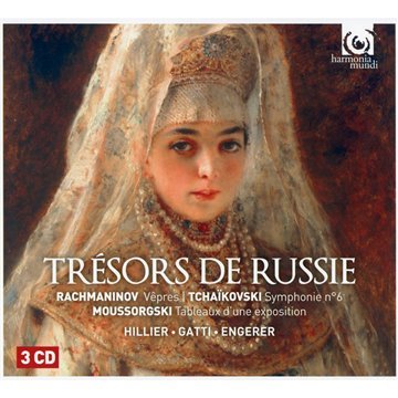 CD cover featuring a painting of a woman in traditional Russian headdress.