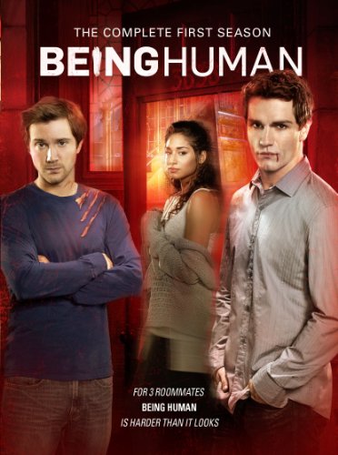 DVD cover for "Being Human" featuring three young adults.