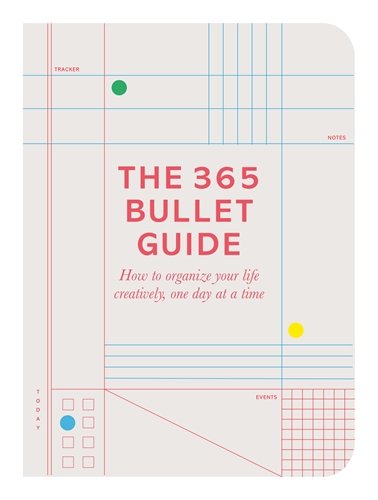 Book cover titled The 365 Bullet Guide with a grid design and colorful dots.