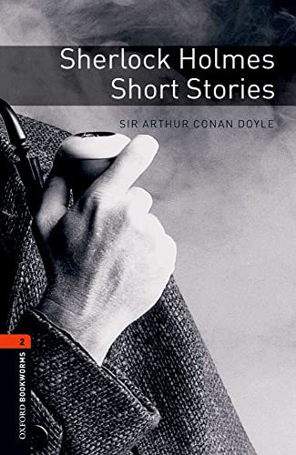 Book cover: Sherlock Holmes Short Stories, a man with a pipe.