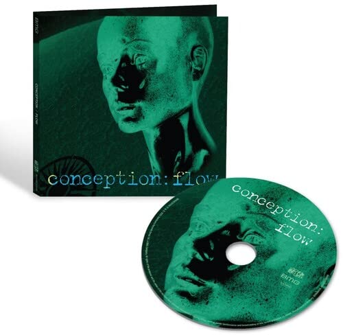 CD case and disc for “Conception: Flow” featuring a distorted face.