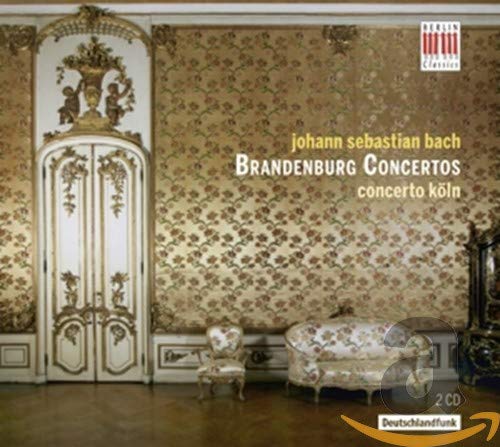 CD cover: Baroque room with furniture, text “Johann Sebastian Bach”.