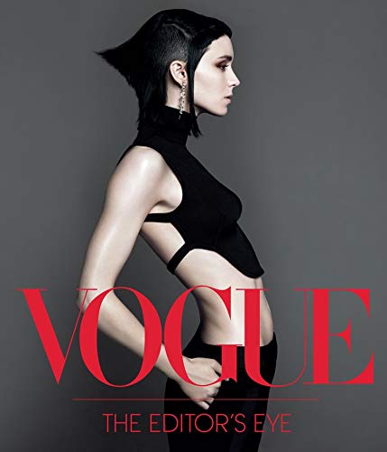 Book cover featuring a model with a shaved head and black outfit.