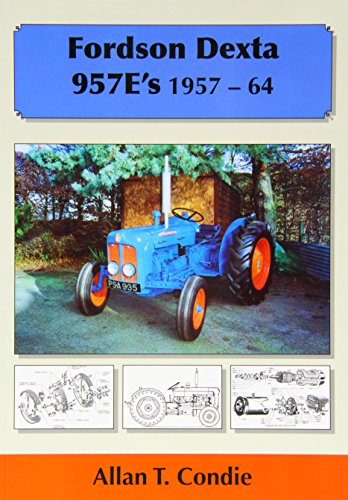 Tractor book cover with vintage Fordson Dexta model on a rural or farm background.