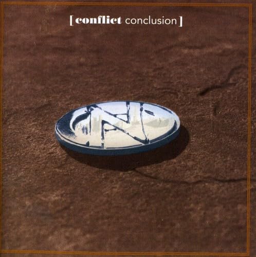 CD cover for “Conflict - Conclusion” featuring a cracked plate illustration.