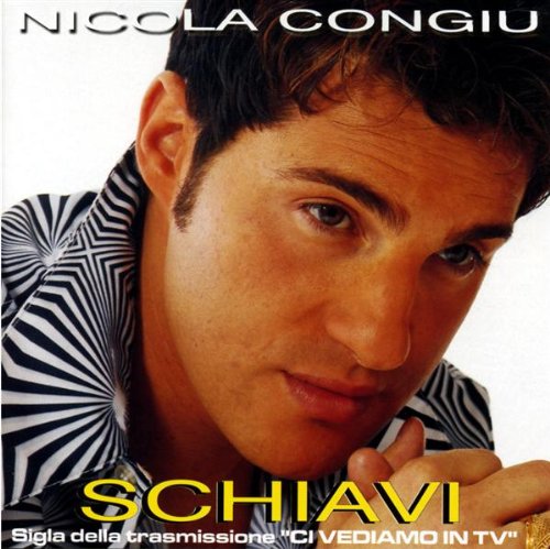 CD cover featuring a close-up portrait of Nicola Congiu, with bold text.