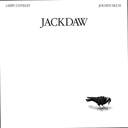 Album cover: "Jackdaw" by Conklin & Blum, featuring a black bird.