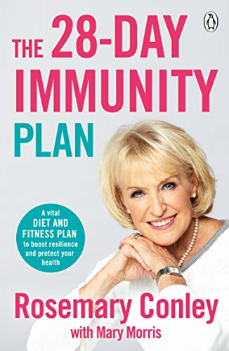 Book cover featuring Rosemary Conley, with pink and white text.