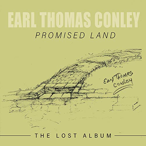 Album cover with sketch of land on yellow background, titled "Promised Land: The Lost Album".