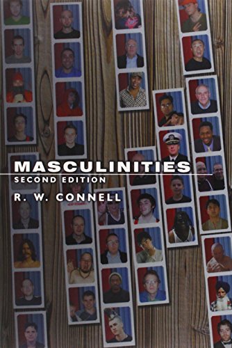 Book cover with a grid of diverse faces and the title "Masculinities, 2nd Edition.