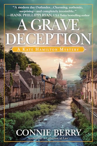 Book cover: village scene with stone buildings alongside a river.