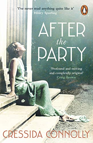 Book cover featuring a woman in green dress sitting on steps, head tilted back.