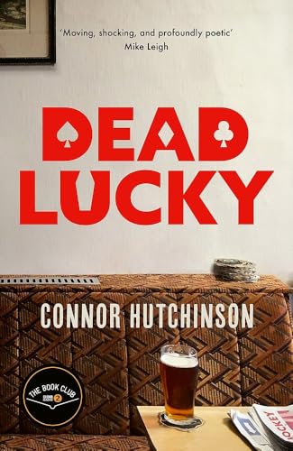 Book cover: "Dead Lucky" with red text, pub scene background.