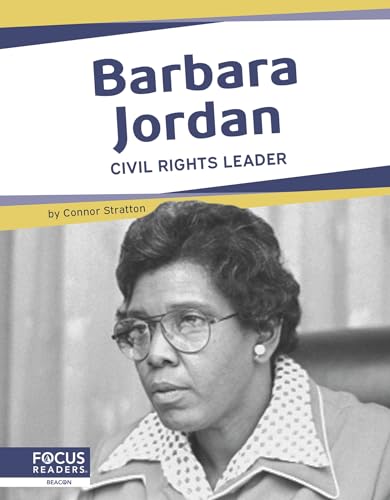 Book cover featuring a portrait of Barbara Jordan, a civil rights leader.