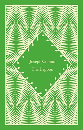 Green book cover with white palm leaf pattern and title “The Lagoon”.