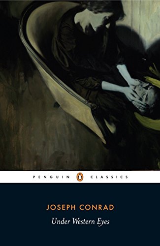 Penguin Classics edition of Joseph Conrad’s “Under Western Eyes” with abstract cover art.