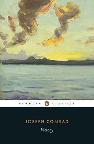 Book cover: seascape painting with mountains, Penguin Classics edition of "Victory".
