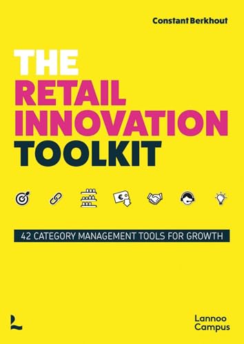 Yellow book cover with pink title: "The Retail Innovation Toolkit.