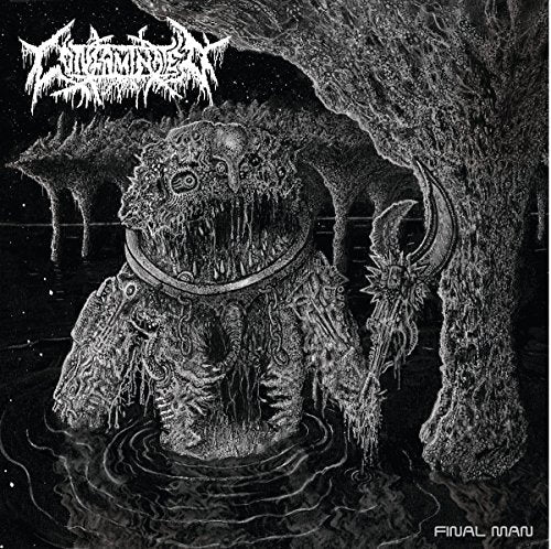 Black and white album cover depicting a monstrous, distorted figure.