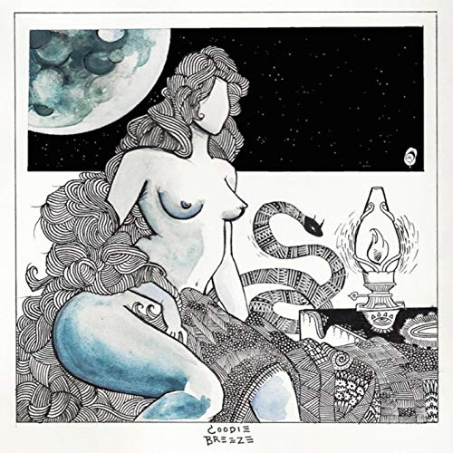 CD cover art: black and white line drawing of a figure and moon.