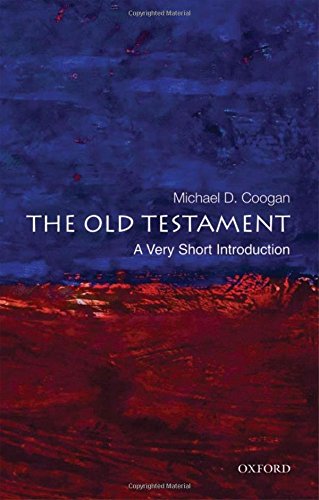 Book cover: "The Old Testament: A Very Short Introduction" with abstract art.