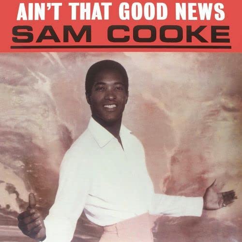 CD cover featuring Sam Cooke’s portrait with cloud-like background.
