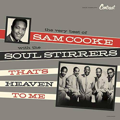 CD cover featuring Sam Cooke and The Soul Stirrers in black and white.