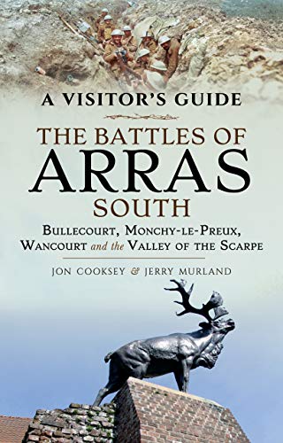 Book cover showing WWI soldiers in a trench and a caribou statue monument.