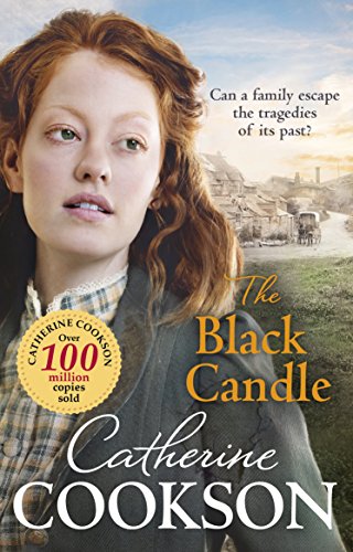 Book cover: young woman with red hair, titled "The Black Candle.